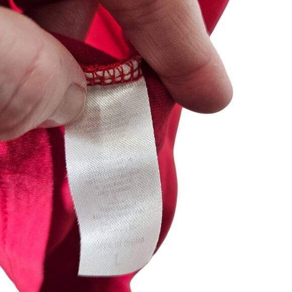 Harley-Davidson Womens Red Graphic California Top Distressed Faded Worn in L - Picture 11 of 12